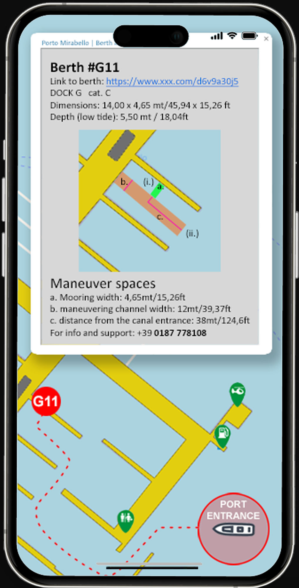 DockingMap the user interface